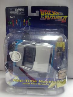 Back to the Future II Mini Mates Mini Time Machine w/Doc Brown Figure