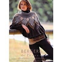 BERGERE DE FRANCE LADYS PONCHO OR SKIRT KNITTING PATTERN NO 310.60