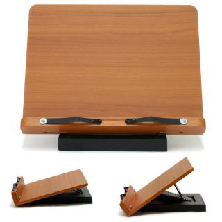 Book Stand Portable Wooden Reading Desk Holder [A]