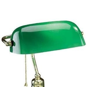 Green Cased Glass Light Lamp Shade for Bankers Desk Or Pharmacy Lamps