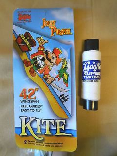 Gayla Jolly Pirate 42 Wing Span Keel Guided Kite W/200 Twine Spool