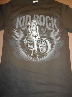 KID ROCK Made In Detroit T Shirt **NEW music band concert tour Sm S