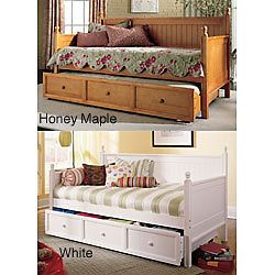 NEW Casey Twin Trundle Daybed day bed solid wood white sleep storage