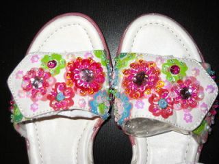 Newly listed New Lelli Kelly Girls Beaded Sandals EUR 32/ US 1