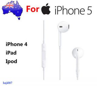 EARPHONE EARPODS REMOTE MIC FOR APPLE IPHONE 5 4S 4 IPOD TOUCH IPAD 3