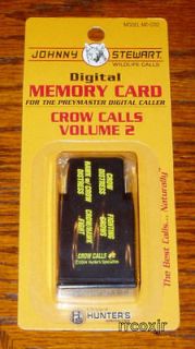 HS JOHNNY STEWART DIGITAL MEMORY CARD CROW CALLS VOL 2 FOR PM 3 PM 4