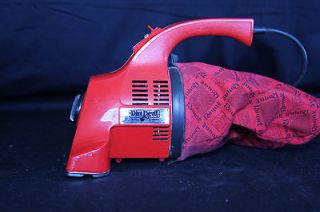 Vintage Dirt Devil Hand Vacuum Model #103 Red Royal Appliance Co.