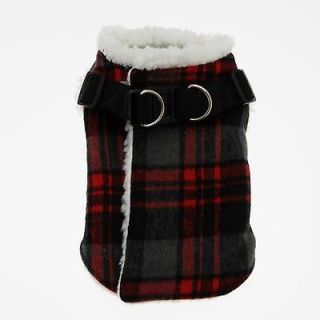 Wrap Up Coat Warm Thick Fleece Lining Step In Designer Dog Clothes