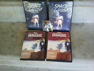 Animated trading card + Space Ghost Herculoids 8 free dvds