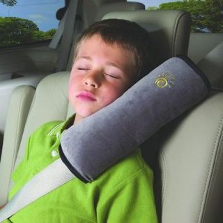 Childs/Kids Car Seat Belt Strap Cover/Comfort Pad/Padded Pillow Grey
