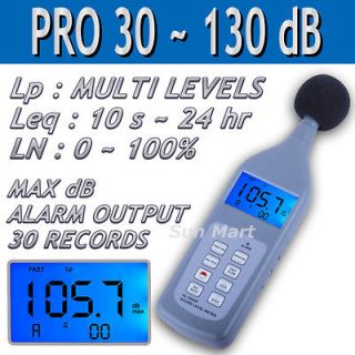 SL5868 Sound Pressure Level Meter 30~130 dB Decibel Mem