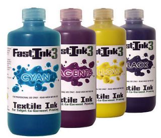 INK for ALL Direct To Garment Printers   FastINK T Jet DTG Anajet