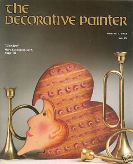 The DECORATIVE PAINTER Vol XX Issue 1   1992