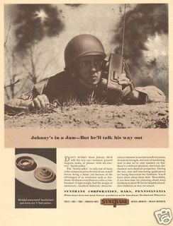 1940s vintage WWII Handy Talkie Walkie ARMY SOLDIER Communications