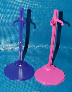 Purple stand  New doll Clothing Display Model For Barbie 13Af