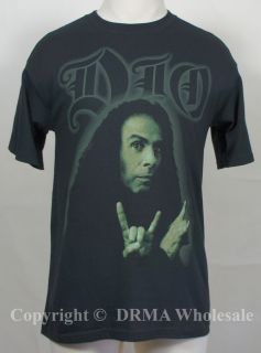 Authentic DIO Band Ronnie James Photo T Shirt S M L XL Official NEW