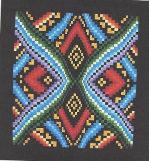 Newly listed Disco strip pieced bargello quilt pattern by Dereck