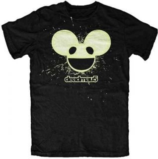 Deadmau5 T shirt Deadmaus Burst Mau Logo Glow Licensed Dj Music Tee
