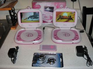 lot of 2 7 Disney Princess P7100DP Portable DVD Player