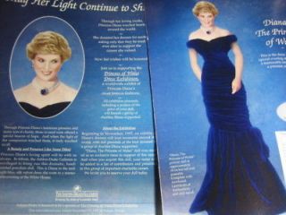 Ashton Drake Princess Diana Doll Ad BLUE VELVET GOWN ~Advertisement