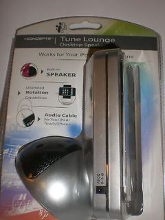 CONCEPTS TUNE LOUNGE DESKTOP SPEAKER FOR iPOD/TOUCH/iPH ONE