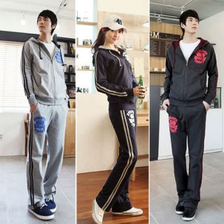Sports coats for lovers gym suits cotton leisure tracksuit sweatsuit
