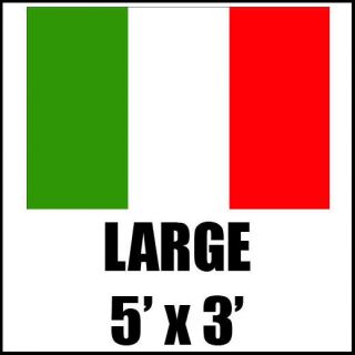 ITALIAN ITALY ITALIA LARGE SPORTS NATIONAL WORLD CUP QUALITY FLAG 5 X