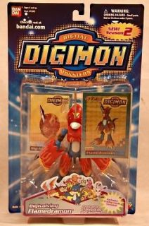 Digimon 6 Digivolving Flamedramon (Digi Egg Of Courage) by Bandai
