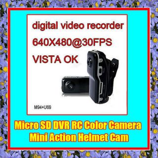 Micro SD DVR RC Color Camera Mini Action Helmet Cam Windows 98SE/2000