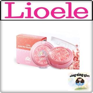 LIOELE Jewel Mix Marble Blusher #2 Shy Angel Kiss Cheek Highlighter