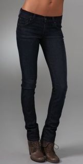 194 Dry Aged Denim James Jeans TOM Straight Leg Low Rise Dark Irish