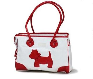 Fashion PU Leather Pet Travel Carrier Tote Bag For Small Dog Cat