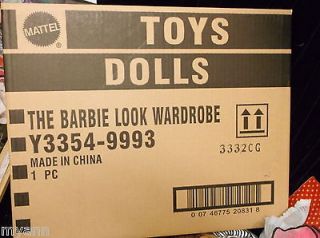 Barbie Look Wardrobe GENUINE BARBIE 2013 CLOSET DRESSING ROOM DIORAMA