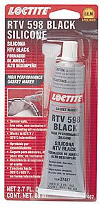 Loctite 37467   RTV 598 Black Silicone Gasket Maker