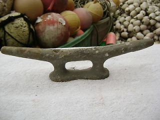 HUGE RUSTY 12 OLD SHIP BOAT DOCK CLEAT CHOCK DECOR ONLY (Y)
