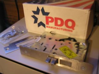 PDQ MORTISE LOCK CASE BODY NEW IN BOX MODEL MR 178 L/H US 26D FINISH