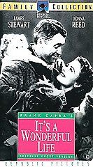 James Stewart & Donna Reed Its a Wonderful Life (VHS, 1993, Uncut