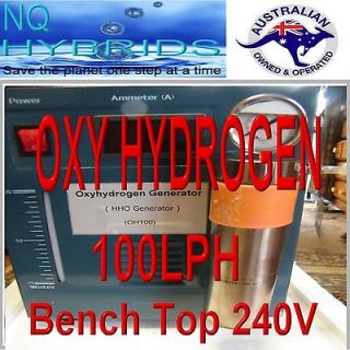 HHO GAS TORCH 240 V BENCH TOP UNIT HYDROGEN GENERATOR 100LPH