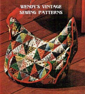 Vintage SEWING PATTERN to make a Chicken Hen Door Stop or Cushion
