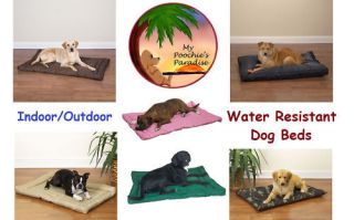 Indoor Outdoor Crate Mats & Dog Beds   Water Resistant