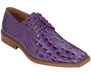 Bolano Lavender Mens Dress Shoe Style Cappi 058 Oxford Crocodile