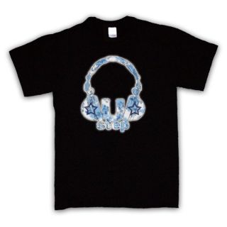 DUBSTEP HEADPHONES DANCE MUSIC FASHION GRAPHIC T SHIRT ALL COLOURS AND
