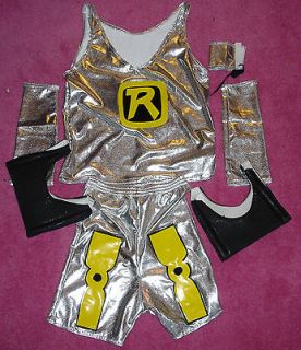 RYBACK WRESTLING FANCY DRESS UP COSTUME OUTFIT SUIT FULL NEW 4 CHILD