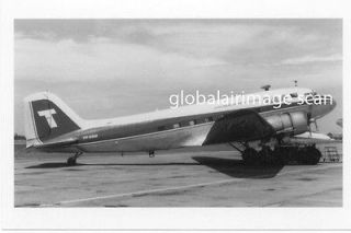 AIRLINER PHOTO DOUGLAS DC 3 TAA TRANS AUSTRALIA AIRLINES VH SBB 4X6