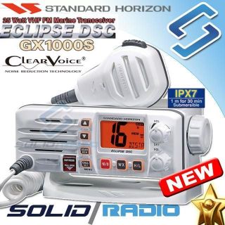Standard Horizon GX1000S Marine VHF radio white GX1000
