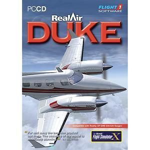 Flight 1 Beech Duke Add On for FSX PC CD Video Game Flight Simulation
