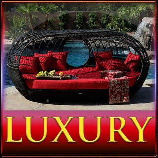 Outdoor Daybed  Finest Patio Furniture  Handcrafted Quality Wicker