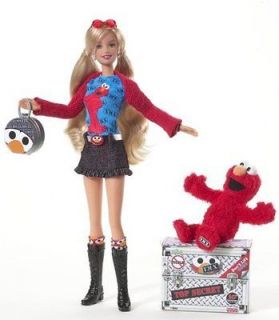Barbie & TMX Tickle Me Elmo Doll Set Sesame Street Fun