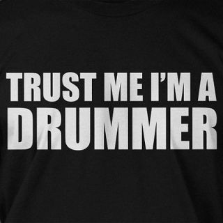 Trust Me Im A Drummer Drum Sticks Music Musician Band Rock Cool Geek
