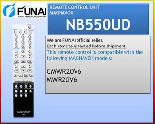 NEW) REMOTE CONTROL UNIT / MAGNAVOX / NB550UD